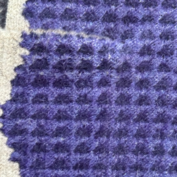 Harajuku Style Cartoon Colorful Patchwork Cardigan Sweater Wool Blend M L Cat - Picture 10 of 13